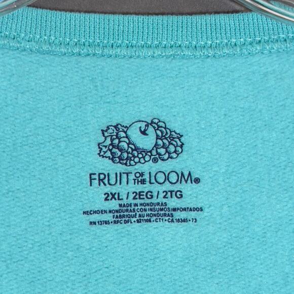 TEACHER Vintage Embroidered Patchwork Crewneck Sweatshirt Size XL Extra Large - Picture 5 of 5